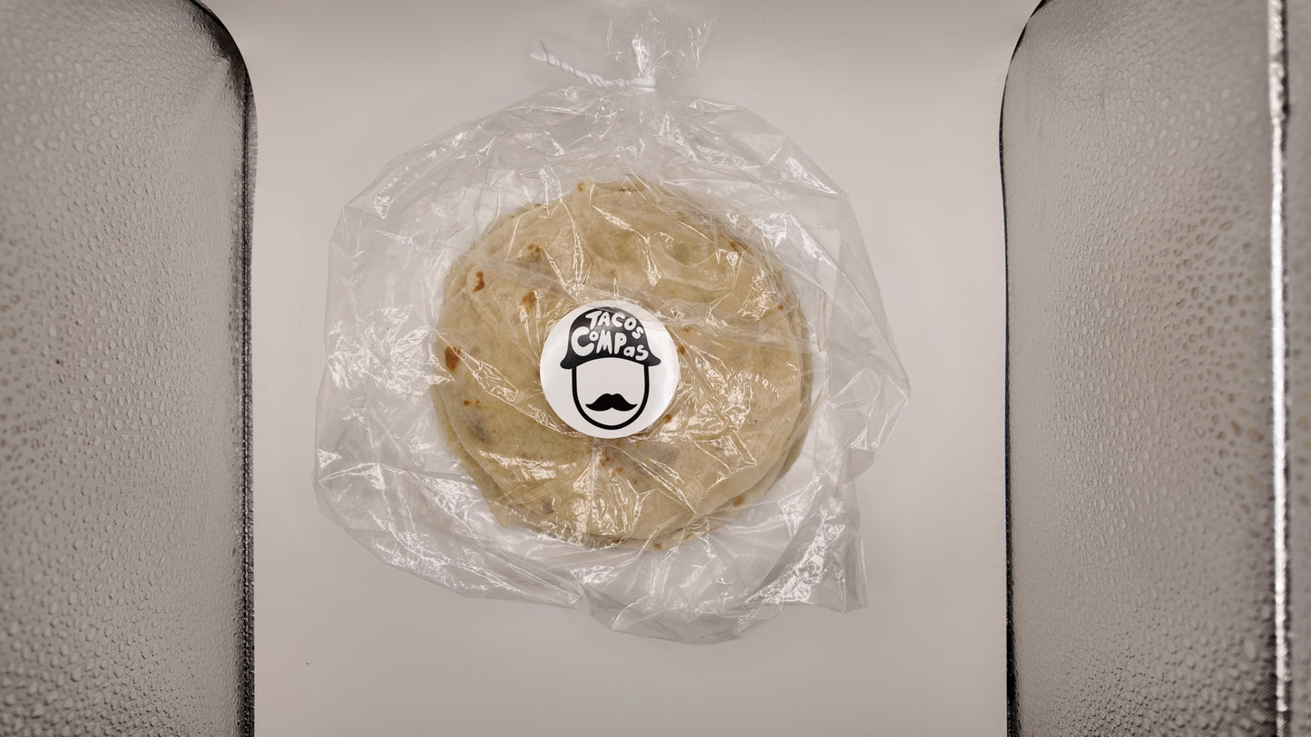 Fresh Handmade Flour Tortillas – 12 Count